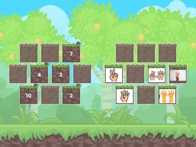 Counting to 10 matching pairs