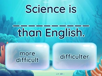 Comparative Adjectives