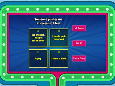 Size of our problem/Identify feelings