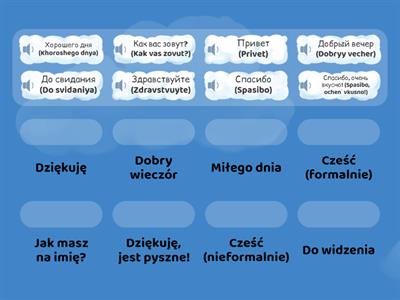 Podstawowe zwroty w języku rosyjskim