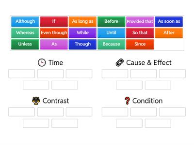 Subordinating Conjunctions