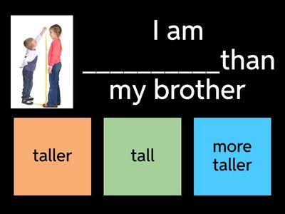 COMPARATIVE ADJECTIVES