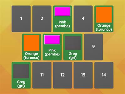 RENKLER (İNGİLİZCE) 