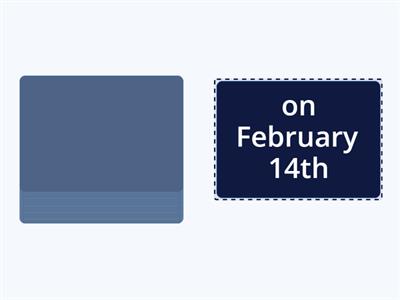 warm up: Dates / days , years