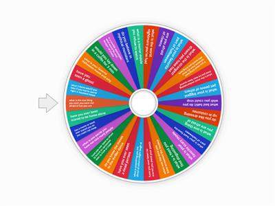 Halloween truth or dare- Truth Wheel 