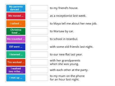 6C Vocabulary - Verbs + prepositions