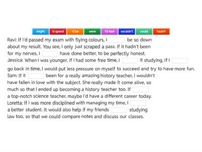 Second and third conditional sentences