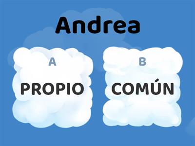 Nombres propios y comunes