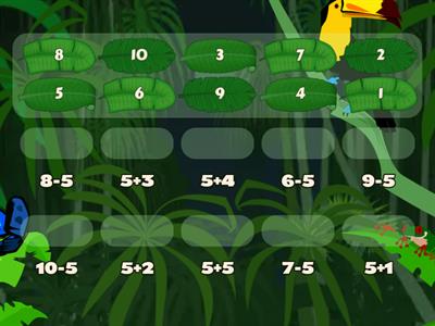 сложение и вычитание с 5