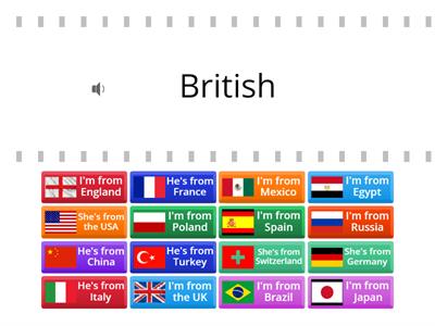 EF beginner PART2 Countries & Nationalities with audio