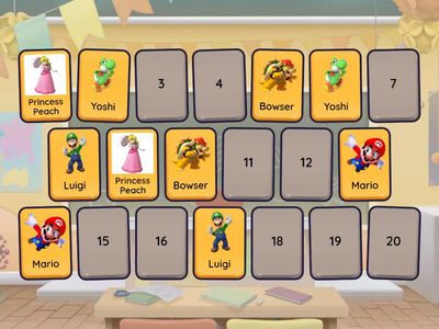 Mario Matching Game