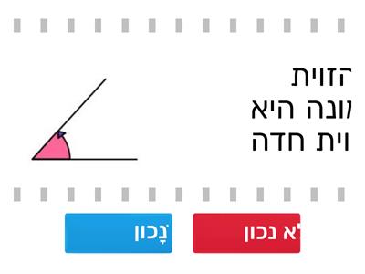 פתיח שיעור גאומטריה סוגי ישרים וזוויות