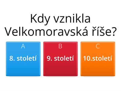 Velkomoravská říše/ Rozpad Velkomoravské říše (Vlastivěda 4. třída)