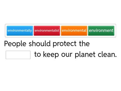 UNIT 3: LIVING ENVIRONMENT