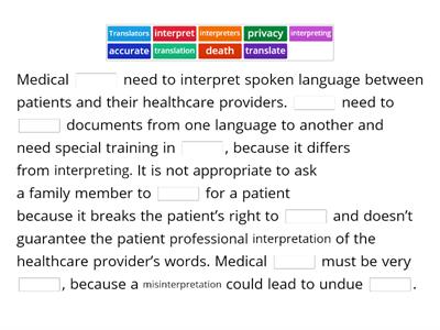 Medical Interpreting