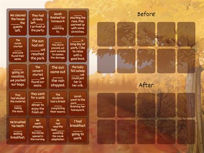 P6 - Unit 3 - Before and After