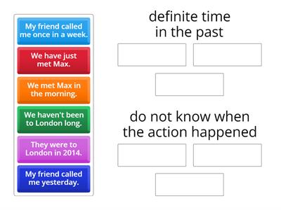 present perfect vs past simple