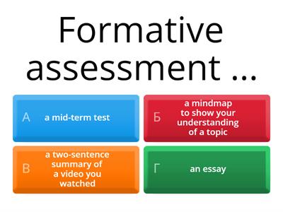 Types of Assessment