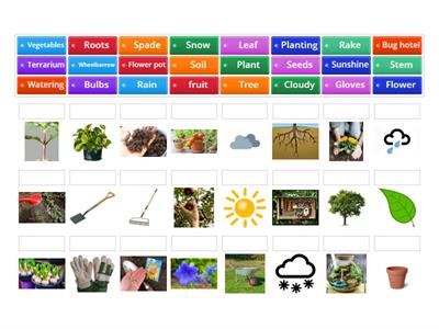 Horticulture words matching 