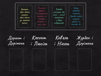 Мольєр "Міщанин-шляхтич". Пари закоханих в комедії