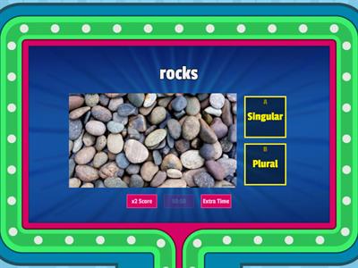 Singular vs Plural nouns