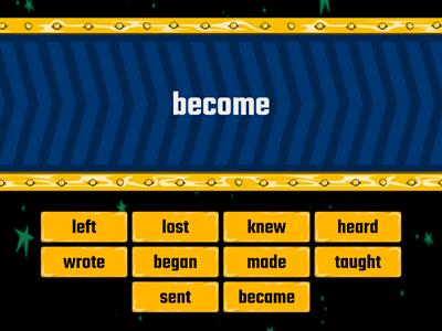 Common Irregular Verbs