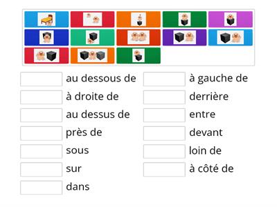 Prepositions de lieu