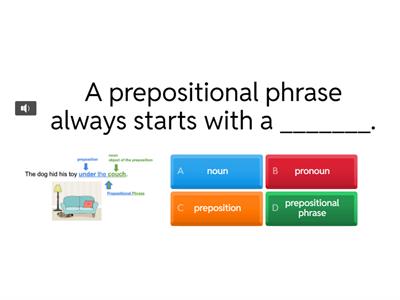 3 U4W3 What's the prepositional phrase?