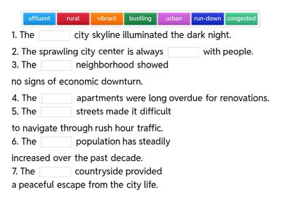city words hw