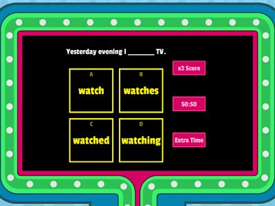 Simple Past Tense