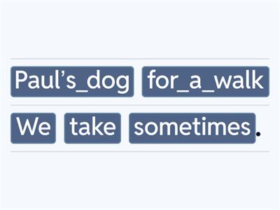 Unit 1 - always / never / sometimes /usually