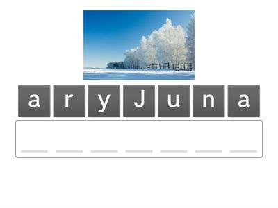 Bloggers 1 Unit 0 - Months (anagram)