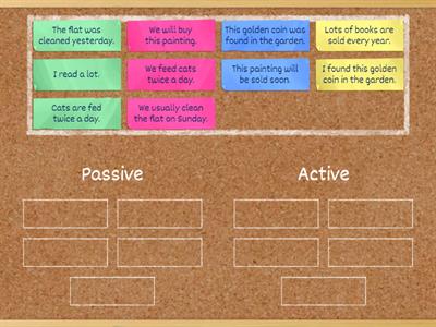 Passive or Active voice?