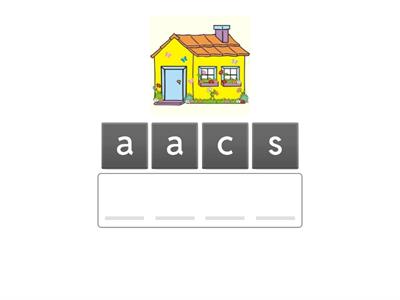 Anagramma i luoghi della città, Italiano L2, A0/A1