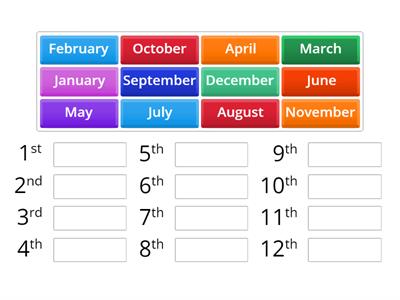 Months of the Year 