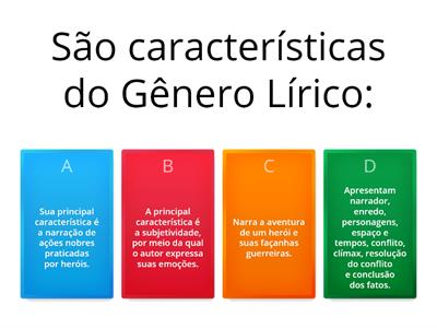 Gêneros literários 