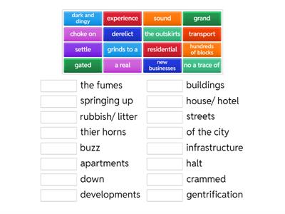 Outcomes C1 Unit 1a vocab