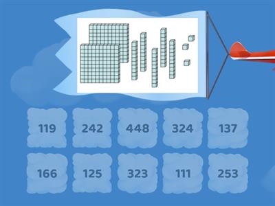Base-10 Blocks 3-digit Find the Match- Activity #4