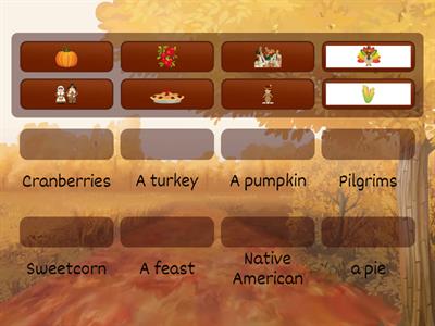 Thanksgiving vocabulary