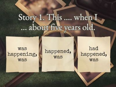 Narrative tenses quiz