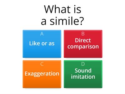 Literary Devices Quiz