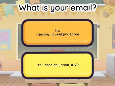 personal information