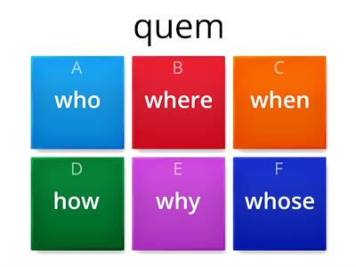 Interrogative Pronouns