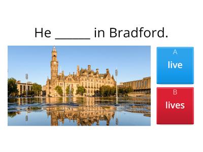 Present simple - affirmative statements