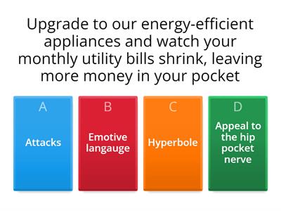 Persuasive Techniques Quiz