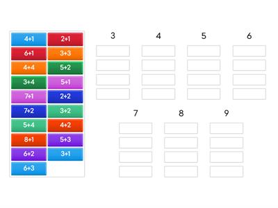 Состав числа 3 - 9