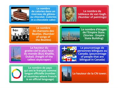 Les grands nombres - Faites une estimation