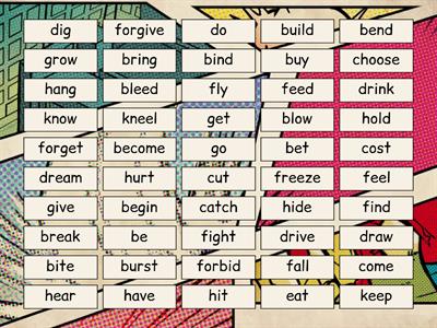 Irregular Verbs B2 challenge