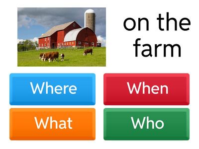 What-Where-When-Who + unit 3