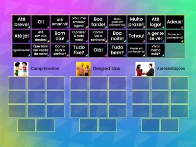 Apresentações, Cumprimentos ou Despedidas? https://wordwall.net/pt/resource/34478489 